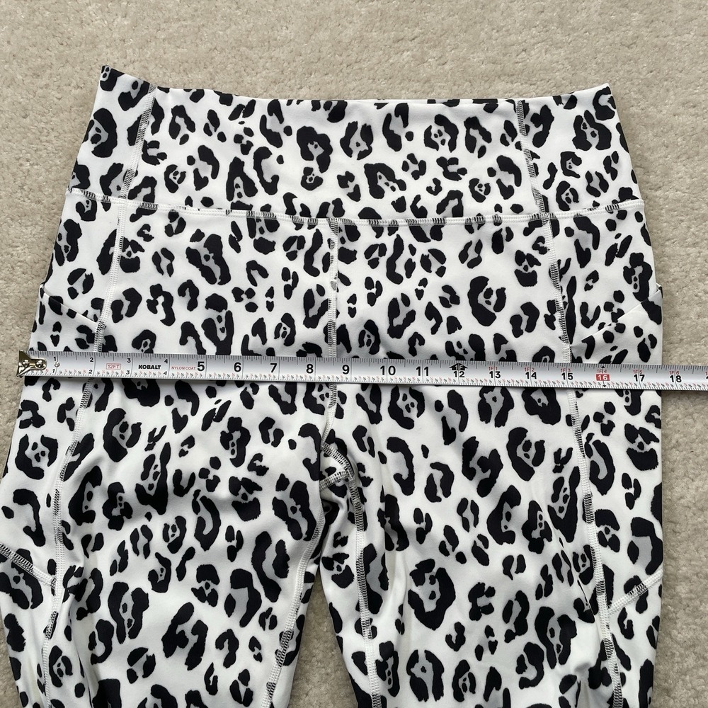 NWT Fabletics PureLuxe Oasis High Waist Leggings Womens XL (12-14) White Black - Picture 9 of 11